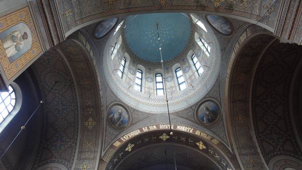 INTERIOR OF THE ORTHODOX CATHEDRAL