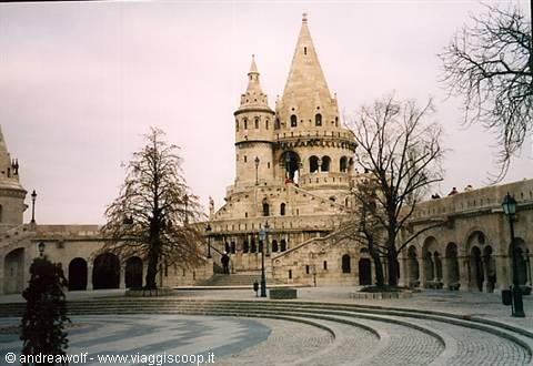 The Fishermen's Bastion (Halaszbastya) from which to enjoy an incredible view of Pest