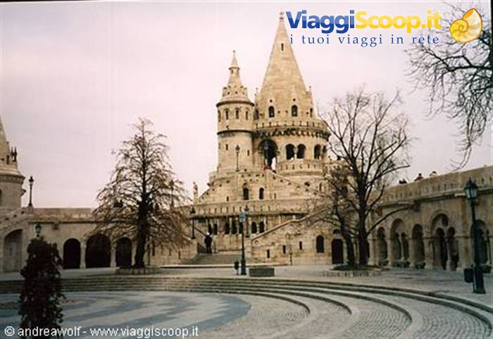 The Fishermen's Bastion (Halaszbastya) from which to enjoy an incredible view of Pest