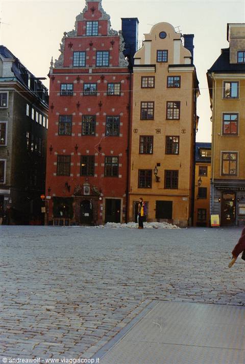Houses in the old town of Stockholm