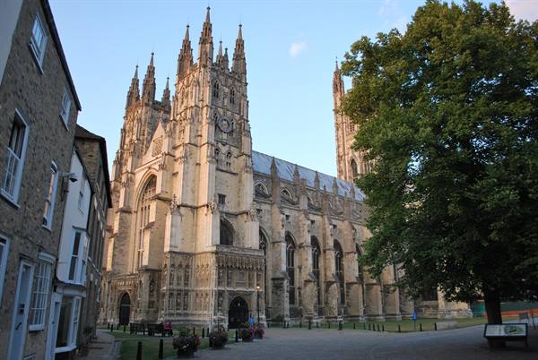 Canterbury Cathedral at sunset
