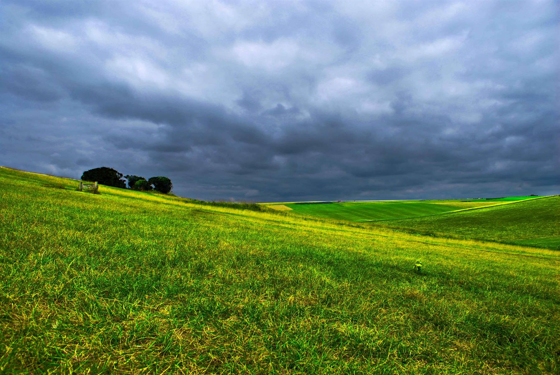 Storm in the Kent countryside