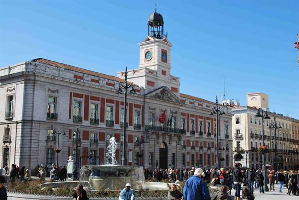 Correos Palace at Plaza de la Puerta del Sol