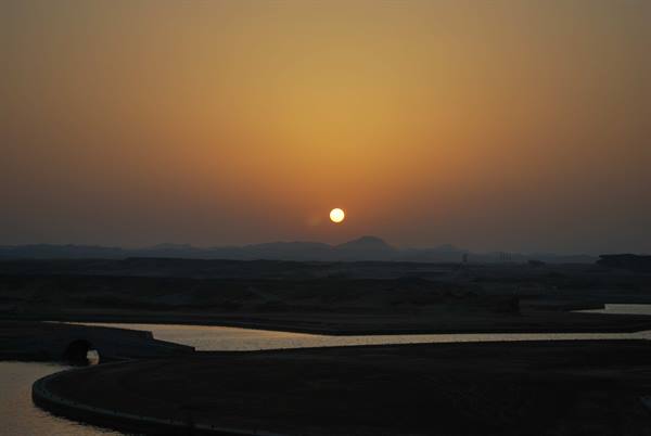 The Egyptian sunset always gives emotions