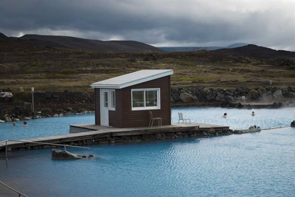 Thermal area of lake Mývatn 