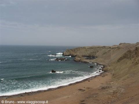 The desert coast of the Pacific