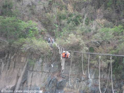 Trek in the amazon jungle - Crossing of the Urubamba river