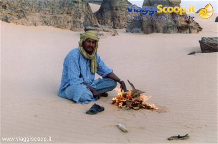 The fire in the desert