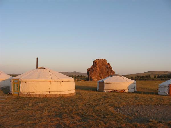 Sunset at the Taikhar camp