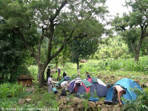 CAMP NEAR A KOMA VILLAGE