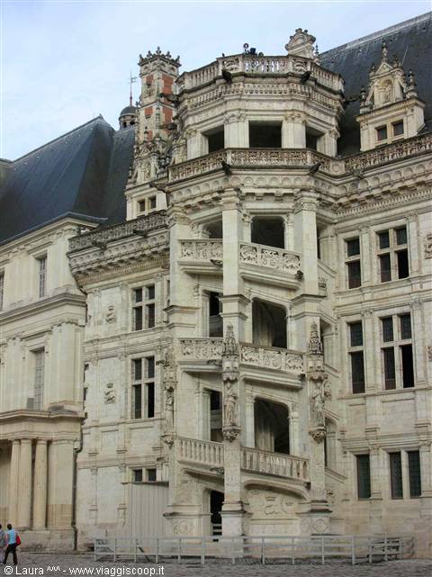 Staircase of the castle of Blois