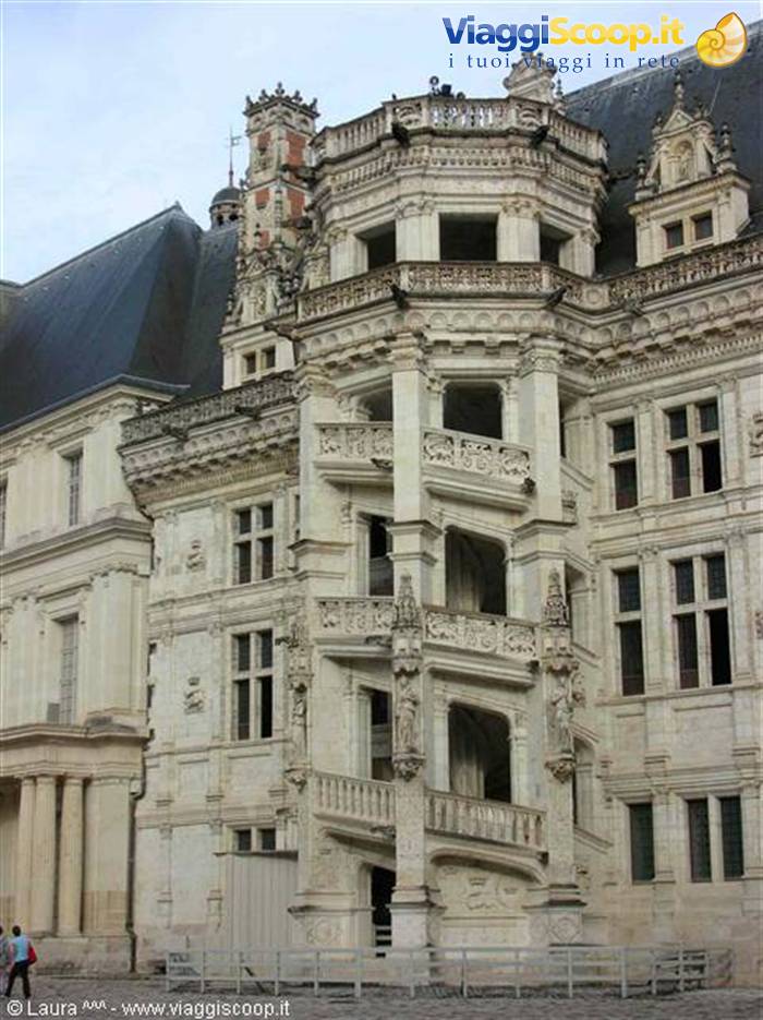 Staircase of the castle of Blois