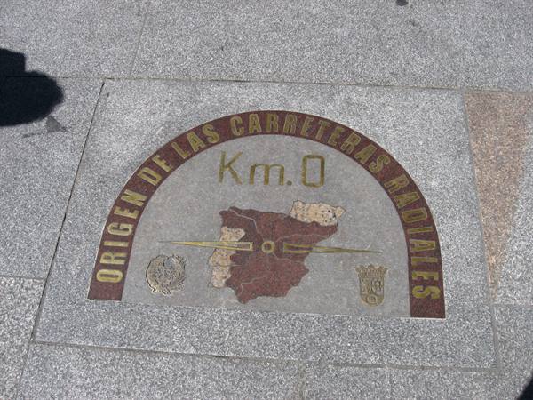 madrid and the km zero