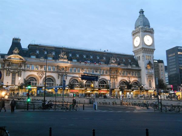 Departure from the Gare de Lyon