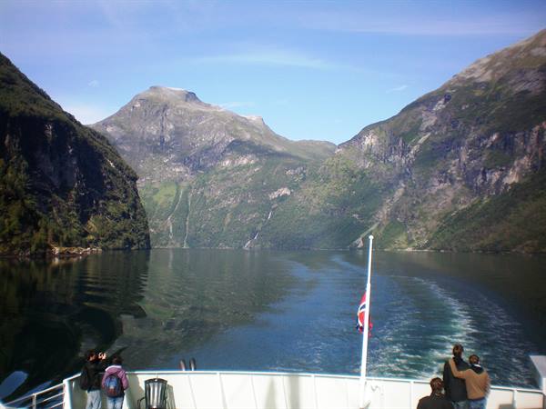 through the fjord