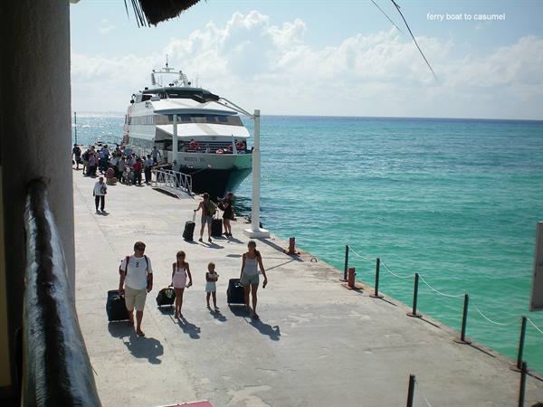 ferry boat to cozumel