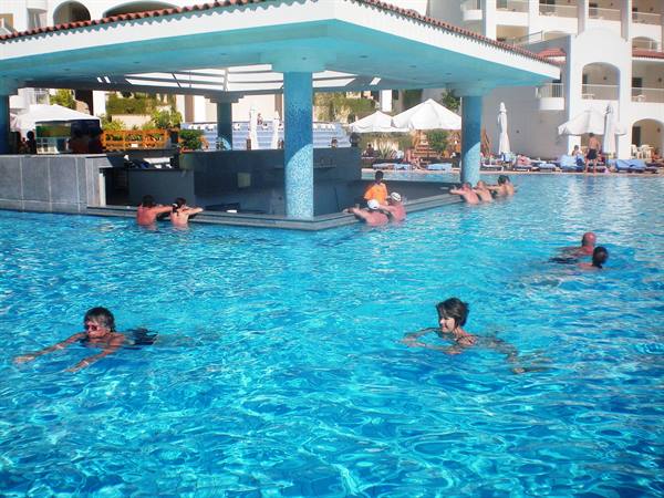 pool with bar