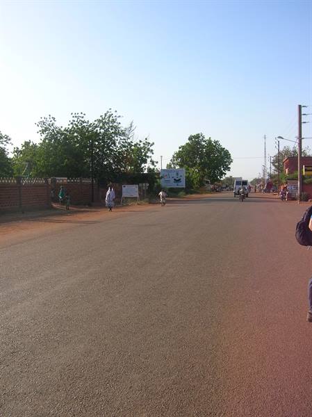 the main street of ouahigouya