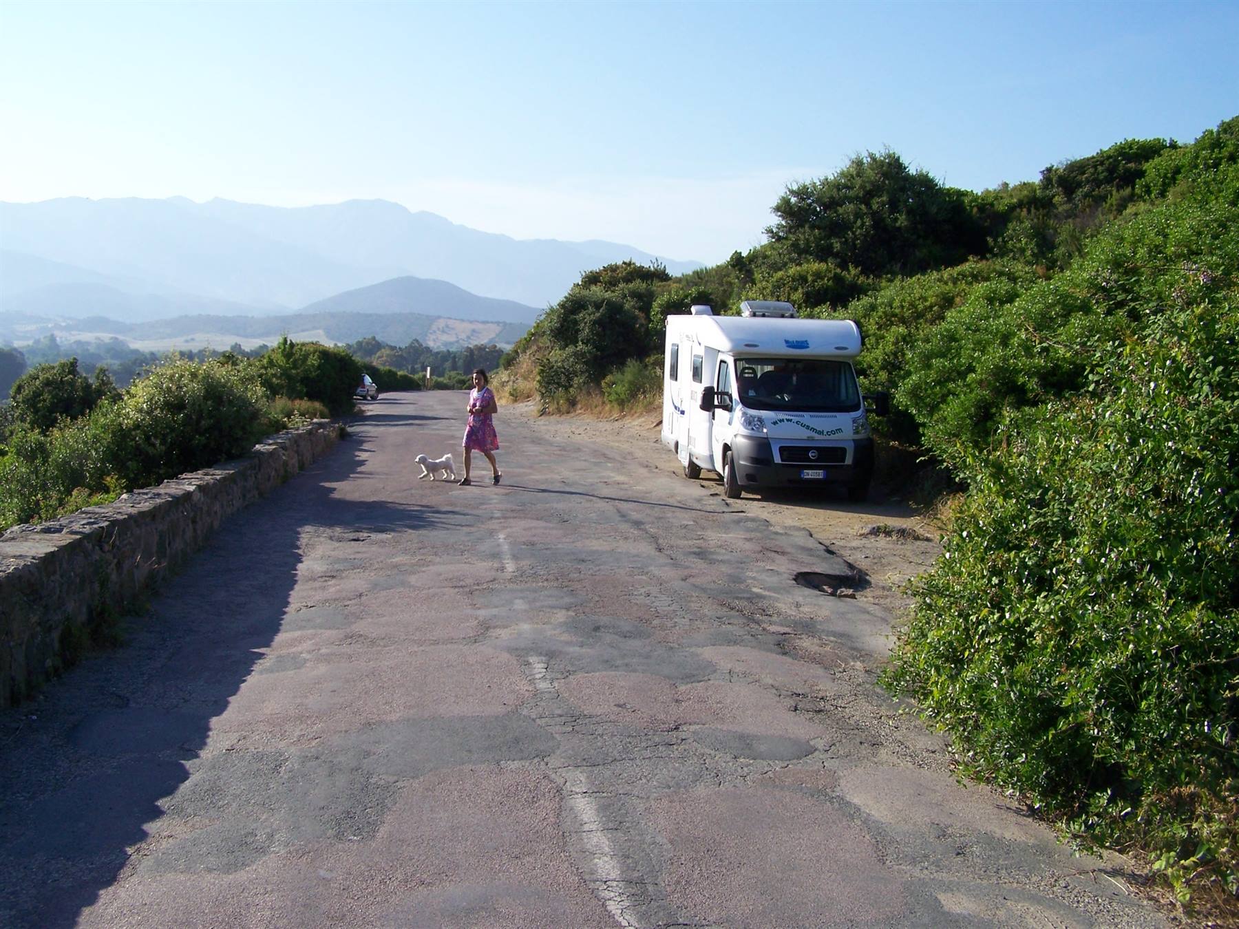 Arrival at Ostriconi- end of first day