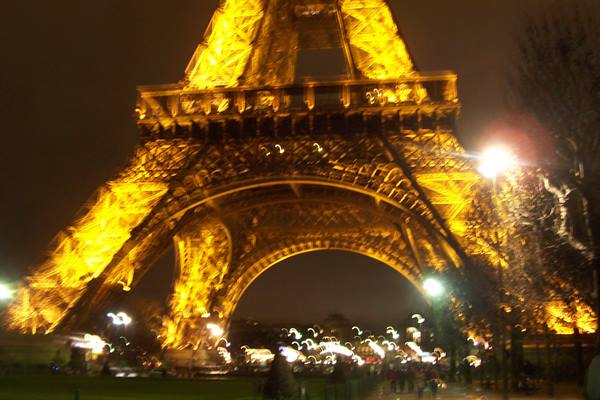 EIFFEL TOWER AT NIGHT