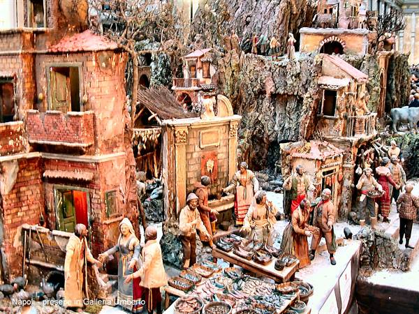 Naples - Galleria Umberto - Nativity scene