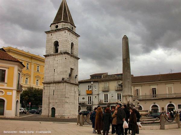 Benevento - the bell tower Santa Sofia