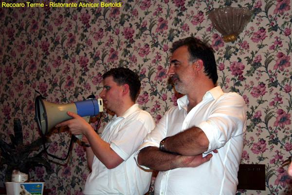 Recoaro Terme - Umberto with the chef of the 'Gnochi con la Fioreta'