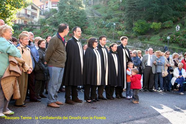 Recoaro Terme - Umberto with the Confraternity of the Gnochi con la Fioreta