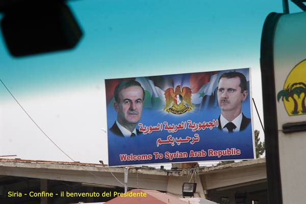 Syria - Border - the president's welcome