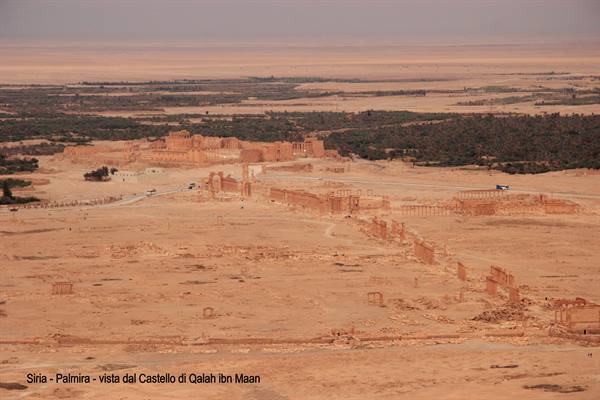 Syria - Palmyra - view of the Castle of Ibn Maan
