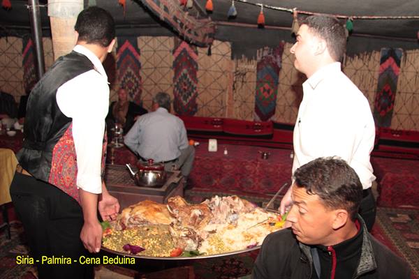 Syria - Palmyra - Park Restaurant - Bedouin dinner