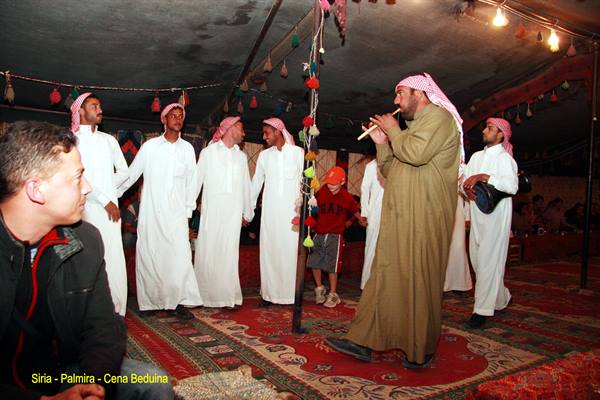 Syria - Palmyra - Park Restaurant - Bedouin dinner