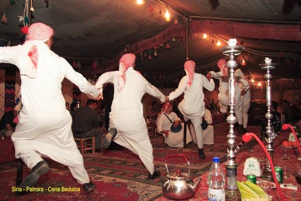 Syria - Palmyra - Park Restaurant - Bedouin dinner