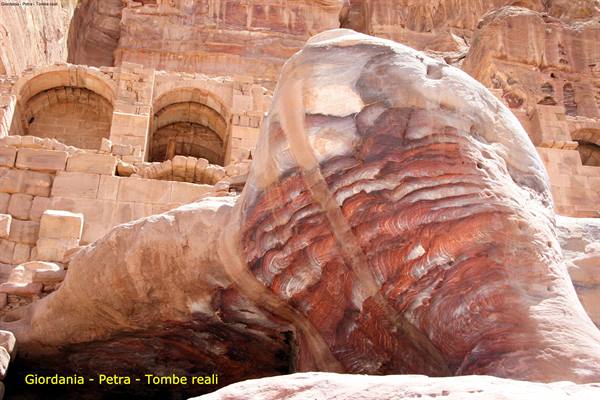 Jordan - Petra - the royal tombs