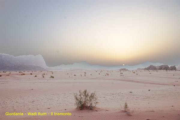 Jordan - Wadi Rum - the sunset