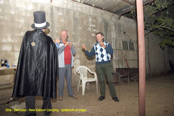Syria - Damascus - Camping New Kaboun - magic show