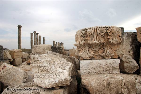 Syria - Apamea - the colonnaded street