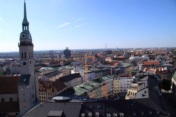Munich - view from the Neues Rathaus tower