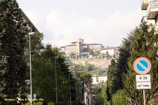 Bergamo - View of Bergamo alta