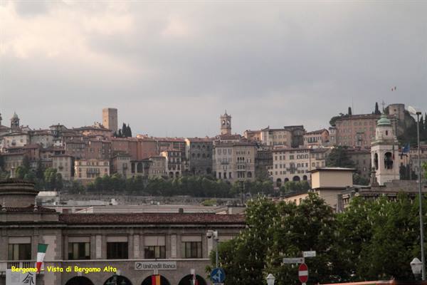 Bergamo - View of Bergamo alta