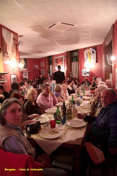 Bergamo - Dinner at the restaurant