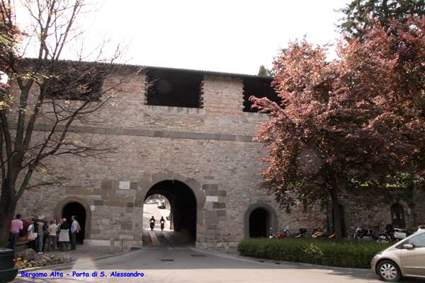 Bergamo alta - the gate of S. Alessandro