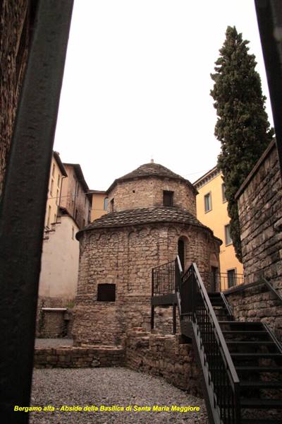Bergamo alta - apse of the Basilica of Santa Maria Maggiore