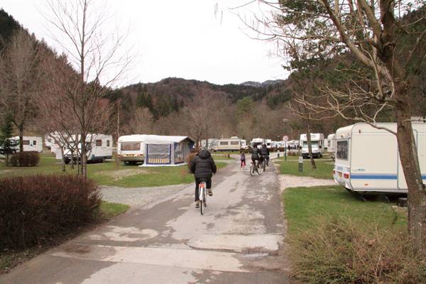 ... return to the campsite..