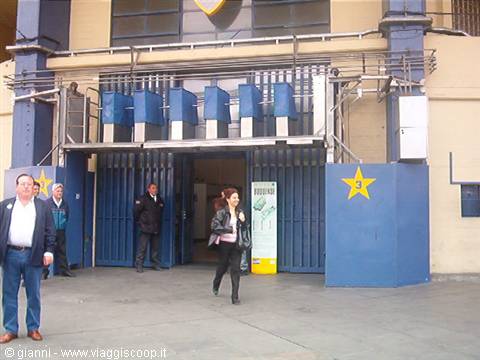 Entrance of 'La Bombonera'