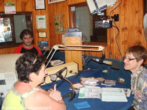 Interview on the Italian-language broadcast of radio Tacuarembó.