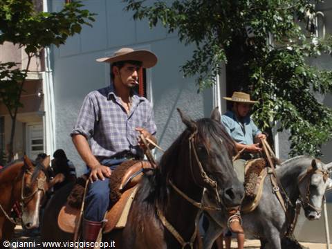 Typical Gaucho figure.