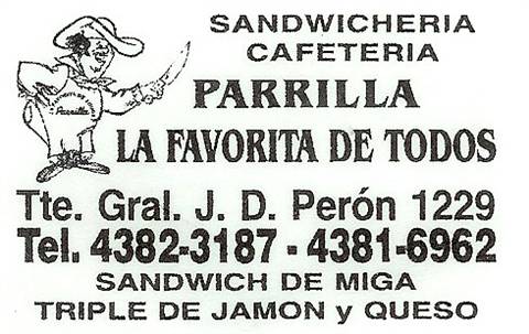 Typical popular tavern: 'La favorita de todos'