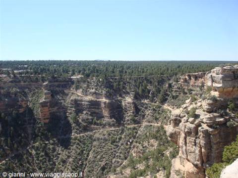 The 'trail' that leads to the Colorado River.