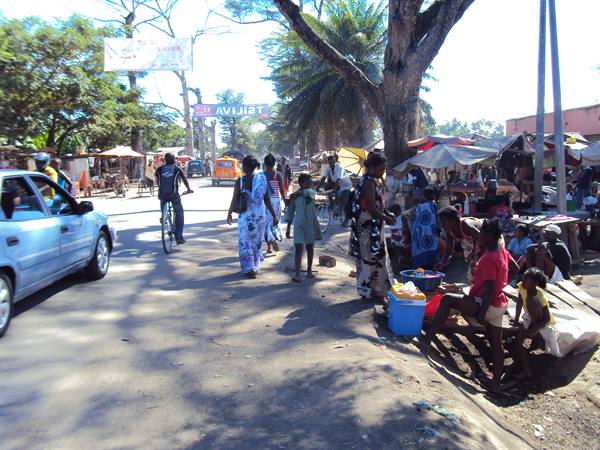 market in Ambanja